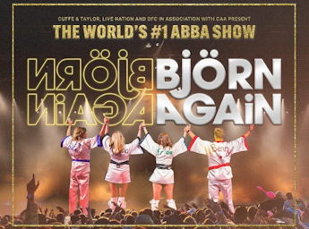 A picture of a band as Abba.