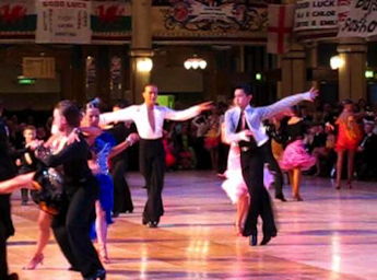 Junior dancers at the Empress Ballroom.