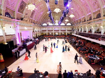 Couples dancing in the Empress Ballroom