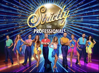 A picture of Strictly Dancing professional dancers.