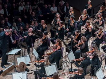 A picture of the BBC Philarmonic Orchestra performing