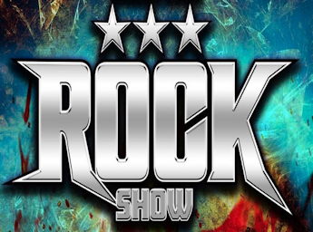 A colourful poster with the name of the Band written across. 