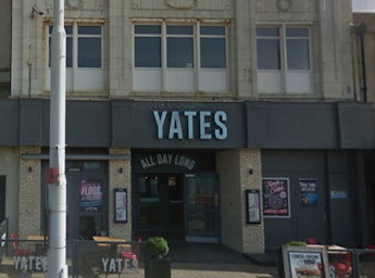Front of Yates North pub