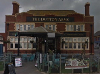 Front of Dutton Arms pub