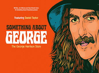A drawing/portrait of George Harrison.
