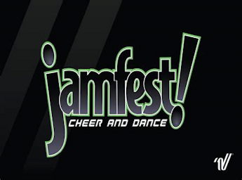 A black poster with JAMfest written in  green.