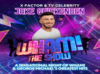 A picture of Jake Quickenden with a disco background. 