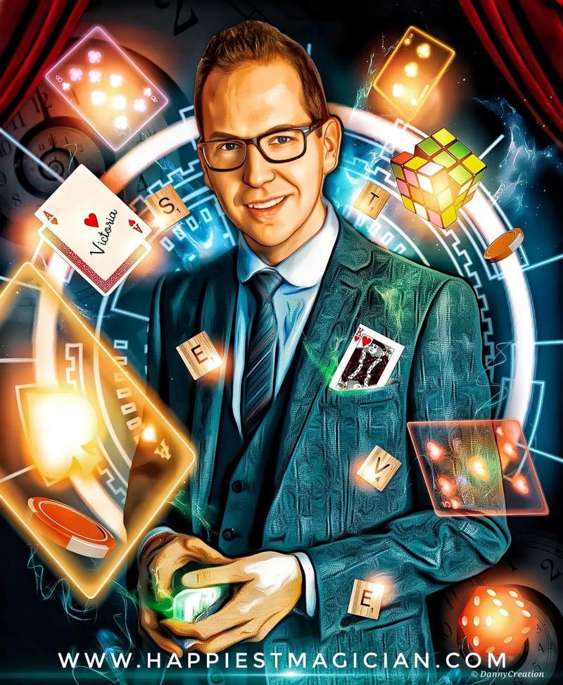 Steve Gore, Happiest Magician on the Planet.
