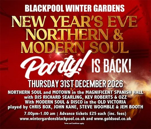 Northern and Modern Soul Party NYE 2026