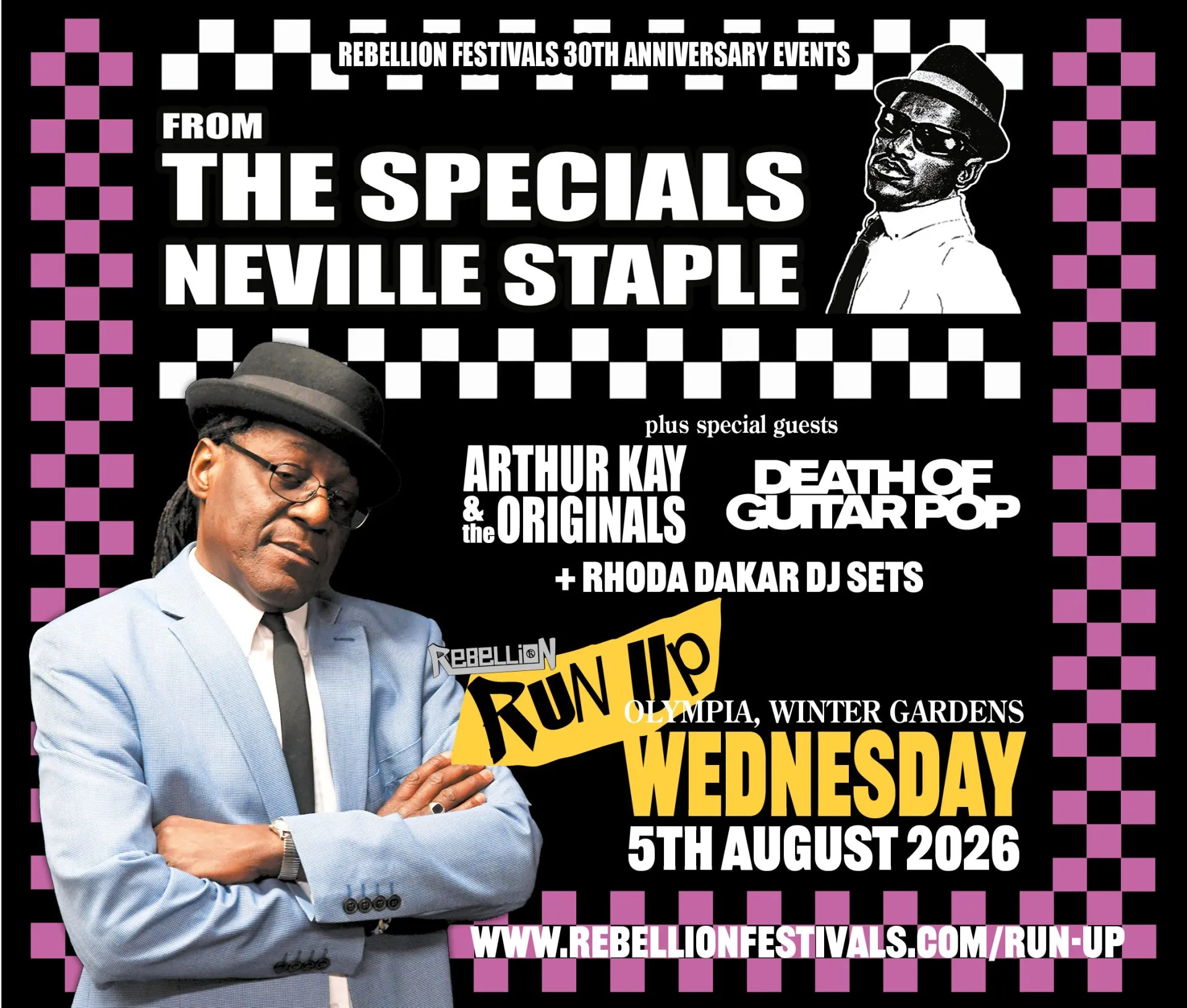 Rebellion Run Up – Neville Staple plus special guests