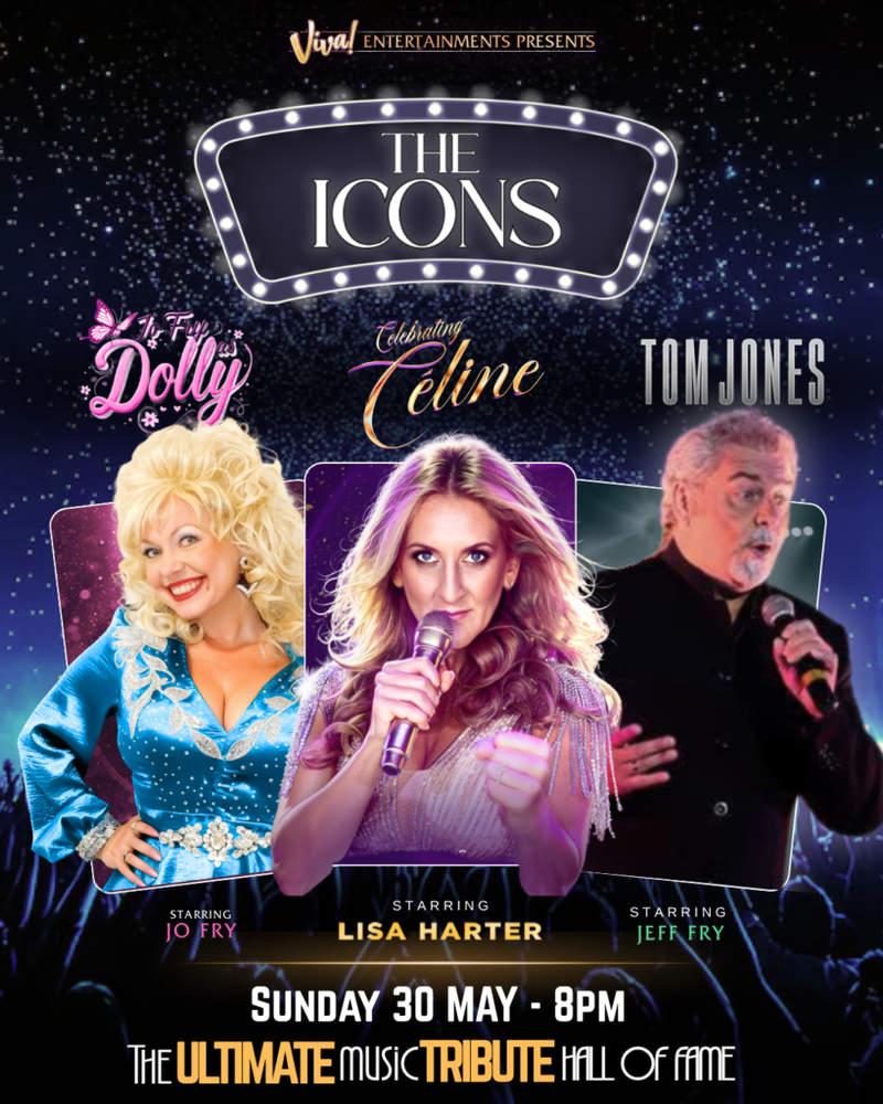 Viva Presents: The Icons - The Ultimate Music Tribute Hall of Fame | Dolly, Celine & Tom